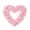 Pink, variant on Valentine Day Heart Wreath Perfect For Weddings & Occasions Wreath Valentines Day Decorations