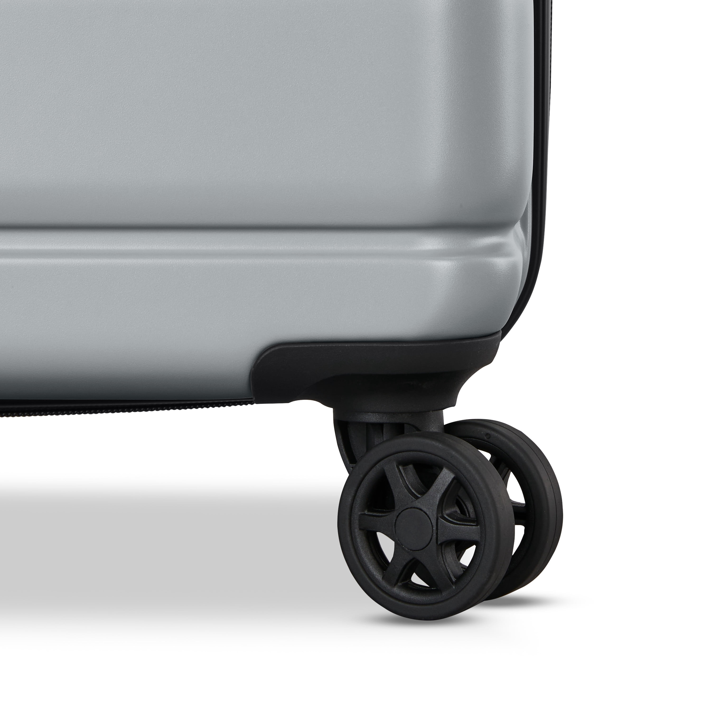 American Tourister Roll Out 2-Piece Luggage Set with Spinner Wheels (Carry on/Medium Checked) - Silver