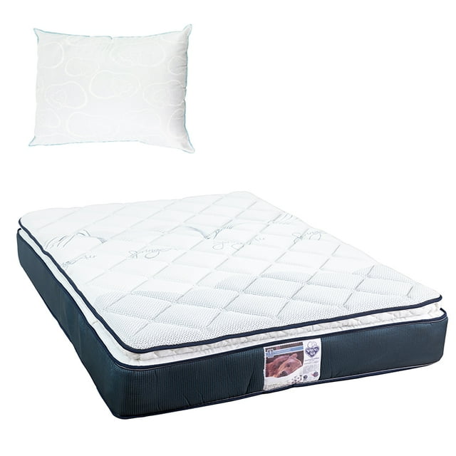 Colchón Matrimonial Spring Air Monaco + Almohada Osos
