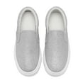 thumbnail image 6 of Toddler Sneakers for Girls Boys, Kids Canvas Low Top Slip On Sparkle Glitter Shoes Fashion Walking Casual Shoes, 6 of 8
