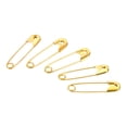 thumbnail image 1 of Uxcell Safety Pins 0.75 Inch Nickle Plated Small Sewing Pins Gold Tone 400Pcs, 1 of 5