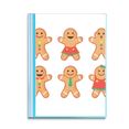 thumbnail image 1 of Gingerbread Cookie Men mas Book Sheet Protectors Portfolio Binder Folder, 1 of 3