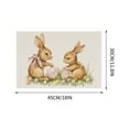 thumbnail image 3 of YIKA Easter Placemats Easter Restaurant Decoration Table Mats Insulation Mats Western Placemats Washable Insulation Placemats Home Kitchen Table Mats, 3 of 6