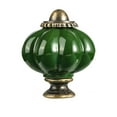thumbnail image 1 of ZheElen Retro And Durable Ceramic Cabinet Handles For Kitchen Cabinets And Exquisite Dark green, 1 of 6