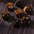 thumbnail image 2 of Gemstone Dice Set,7 Pcs Crystal D&D gem Dices for Gift Metal Box for Dungeons and Dragons for MTG Role Playing Games Natural Stone d and d Dice (Opalite), 2 of 2