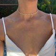 thumbnail image 3 of Silver gold plated pear tennis choker, 3 of 5