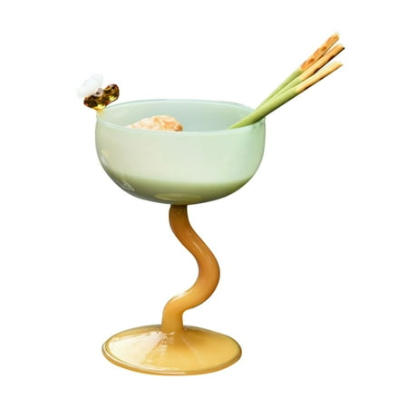 

Linen Purity 200ml Cocktail Glass Red Wine glass Ice Cream Cereal Bowl Glasses Goblet High Borosilicate Glass Cup Drinkware Barware