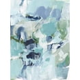 thumbnail image 2 of Long, Christina 19x24 White Modern Wood Framed Museum Art Print Titled - Azure Abstract I, 2 of 4