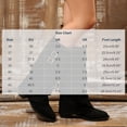 thumbnail image 3 of Xfvqtps Knee High Boots for Women Fold over Chunky Low Heel Double Buckle Strap Suede Tall Boots, 3 of 9