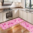 thumbnail image 3 of Kitchen Rugs Sets Of 2,Pink Breast Cancer Anti Fatigue Kitchen Mat Rugs Non Slip Washable,Decorative Kitchen Floor Mats for Kitchen,Sink,Laundry,17"X47", 3 of 5