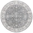 thumbnail image 6 of SAFAVIEH Isabella Kuzman Floral Bordered Area Rug, Grey/Dark Grey, 4' x 6', 6 of 10