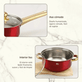 thumbnail image 3 of Batería De Cocina acero inoxidable Con Tapa 18 Piezas Color Rojo, 3 of 3