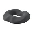 thumbnail image 2 of EHJRE Donut Pillow Hip Support Cushion Lightweight Center Hollow Non Slip Tailbone Support Pad Tailbone Seat Cushion for Car Travel Dark Gray, 2 of 8