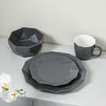 thumbnail image 3 of Stone Lain Jamie 16-Piece Dinnerware Set Porcelain, Grey, 3 of 6