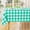 Green and White, variant on Oval Waterproof Vinyl Table Cloth, Buffalo Polyester Fiber Tablecloth, Wipeable Plastic Table Cover for Dinner, Kitchen, Outdoor (60" x 84", Black and White)