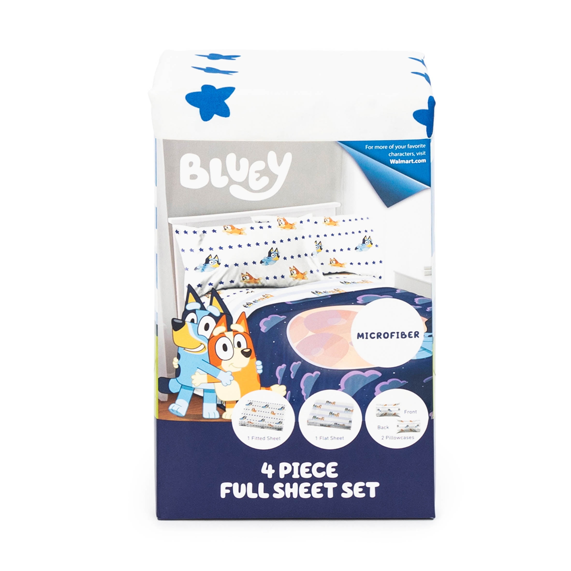 Bluey in the Dream Kids 3-Piece Twin Sheet Set, Microfiber