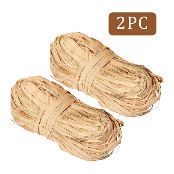 YOPTOP Natural Raffia Paper Christmas Raffia Ribbon For Florist Bouquets Decoration Crafts Raffia Ribbon