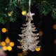 thumbnail image 4 of Adornos para el árbol de Navidad Adornos de cuña colgantes Adornos decorativos de cervatillo transparente Decoración del hogar para el árbol de Navidad Suministros para fiestas, 4 of 5