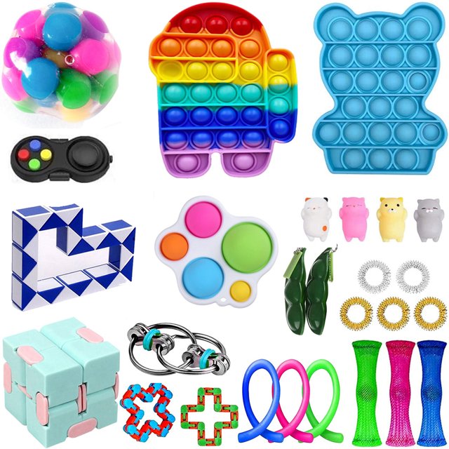 TheFound Jouets Anti-Stress pour Enfants et Adultes Ensemble de Jouets Assortis