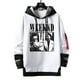thumbnail image 1 of Sudaderas de forro polar con estampado de rapero, sudaderas con capucha sueltas informales de gran tamaño, cintas con letras, Sudadera con capucha Y2k, ropa de calle, Jersey Unisex, Top de retazos, 1 of 4