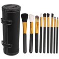 thumbnail image 2 of Makeup Brush Pouch Cosmetics Bag Storage Protection Button Closure Black 18.50X6.50X6.00CM 1Pack, 2 of 5