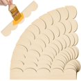 thumbnail image 1 of Moldura decorativa festoneada de madera, 24 unidades, 40 x 10 cm, 1 of 6