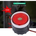 thumbnail image 4 of Alarma DC 12v Mini Bocina roja con cable Sirena Sistema de alarma de sonido Bocina de advertencia para seguridad del hogar 120db, 4 of 5
