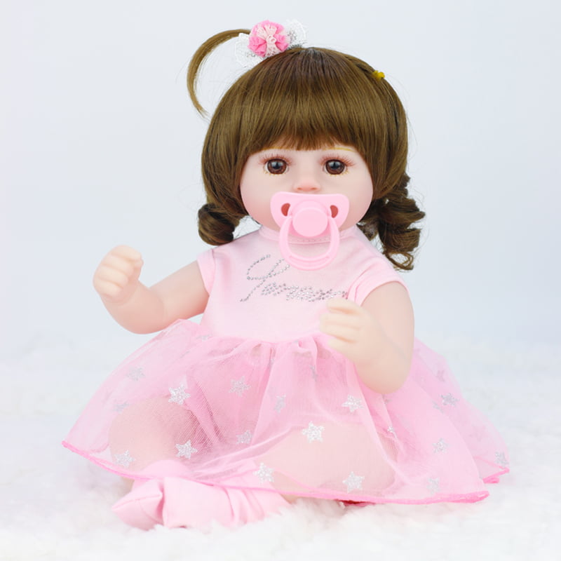 Details about   16in Newborn  Vinyl Silicone Reborn Baby Dolls+Clothes Handmade Boy Doll 