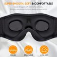 thumbnail image 4 of HLONK [Masque de Sommeil Sans Fil] 1 Pce Masque de Sommeil LC-Dolida avec Écouteurs Sans Fil Intégrés / Polyester Doux Rechargeable USB Sangle Réglable pour Dormeurs Latéraux - Essentiel de Voyage &, 4 of 7