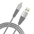 thumbnail image 2 of JOBY 3.9' High Speed MFi Certified Charge and Sync Lightning Cable, Space Gray, 2 of 4