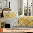 thumbnail image 4 of Color Sense 100% Cotton Printed Quilt Percale Set, Soft & Luxurious Feel, 3-Piece Percale Set King Landour, 4 of 9
