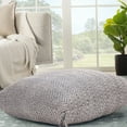 thumbnail image 6 of Woven Paths Jane Beige Chevron Stripe Cotton Adult Decorative Throw Pillow, 6 of 6