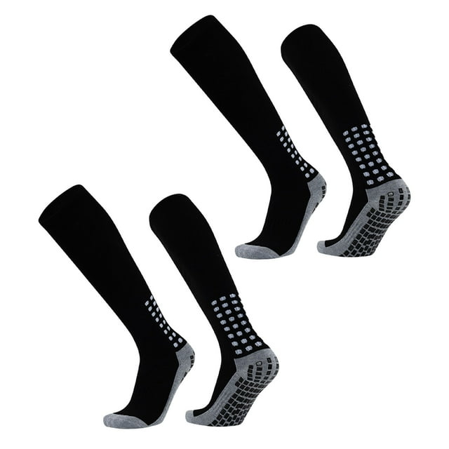 Calcetines de fútbol para niños Jadeshay transpirables negros x 2 pares