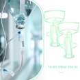 thumbnail image 2 of 36 Pcs Bouteilles de Perfusion Filet Cages Plastique Vert pour Usage Médical Design Simple, 2 of 9