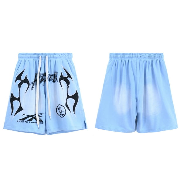 2024 trendy hellstar Hell star wash high quality casual shorts for