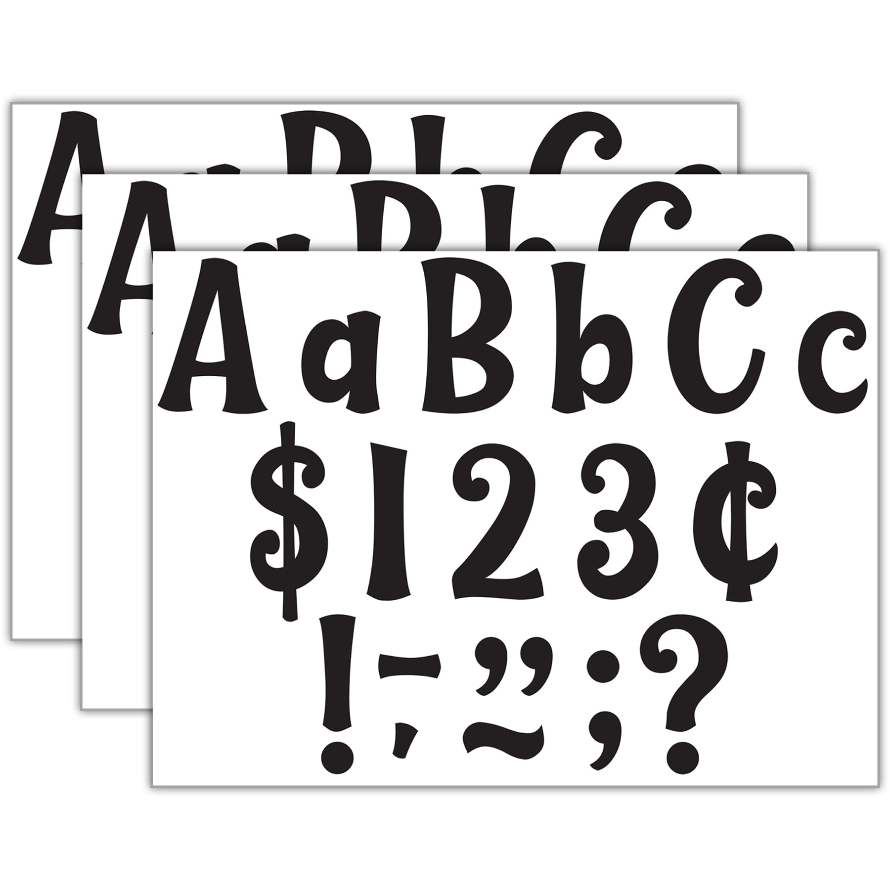 230 Letters Classroom Letters Teacher Created Resources Brights 4Ever Bold Block ...