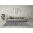 thumbnail image 3 of Ahgly Company Indoor Square Abstract Gray Modern Area Rugs, 5' Square, 3 of 4