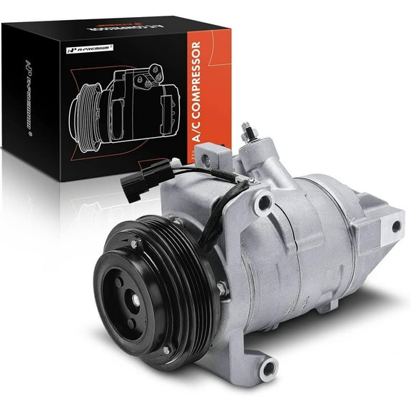 A-Premium AC Compressor with Clutch Compatible with Ford F-150 2011-2014 Expedition Transit-150 250 350 HD 2015-2019 Lincoln Navigator 2015-2017