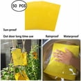 thumbnail image 2 of CHAO 50 Paneles Amarillos para Controlar Mosquitos de los Hongos 20CMX15CM, Trampa para Moscas Autoadhesiva Amarilla Premium, Tapón Amarillo contra el Mosquito de la Cereza, Pegamento de Oruga, Nemato, 2 of 5