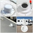 thumbnail image 1 of TEHAUX Bouchon d'Égout RV Blanc PE 1ensemble Conçu pour Remorque Véhicule Récréatif, 1 of 8