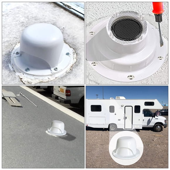 TEHAUX RV Sewer Cap White PE 1Set Designed For Trailer Camper Use