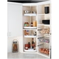 thumbnail image 3 of Rev-A-Shelf 6272-20-11-52 Classic 2 Tier 20" D Shaped Flat Side Lazy Susan - White, 3 of 5