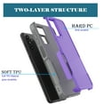 thumbnail image 2 of For Samsung Galaxy A14 5G Case, 2 in 1 PC Phone Case for Galaxy A14 5G 6.6" 2022 Case, Njjex Rubber & Rugged Shockproof Full Body Protection Case Cover - Purple, 2 of 6