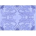 thumbnail image 1 of Ahgly Company Indoor Rectangle Abstract Blue Modern Area Rugs, 4' x 6', 1 of 4