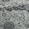 thumbnail image 3 of Luxee Designs Alexandria Collection 9x12 Area Rug, Medallion Rugs for Living Room, Bedroom, Kitchen, Office, Pet Friendly, Low Pile, High Traffic Area, Stain Resistance - Dark Gray, 3 of 5
