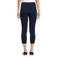 thumbnail image 3 of Time and Tru Women's Capri Jeggings, 23" Inseam, Sizes XS-3XL, 3 of 5