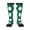 2 Black-1, variant on Women's Knee High Socks Green Christmas Tree Thermal Soft Knee Long Socks
