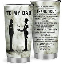 Gifts for Dad - Dad Gifts from Son - Dad Birthday Gift, Christmas Gifts for Dad, Father''s Day Gifts - 20oz Dad and Son Stainless Steel Tumbler