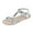 Blue, variant on YLYL Women's Braided Boho Flat Sandals Open Toe Ankle Strap Dressy Casual Summer Beach Vacation Shoes