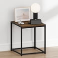 thumbnail image 2 of Furinno CAMNUS Metal Frame Nightstand Toolless Side/End Table Columbia Walnut, 2 of 4